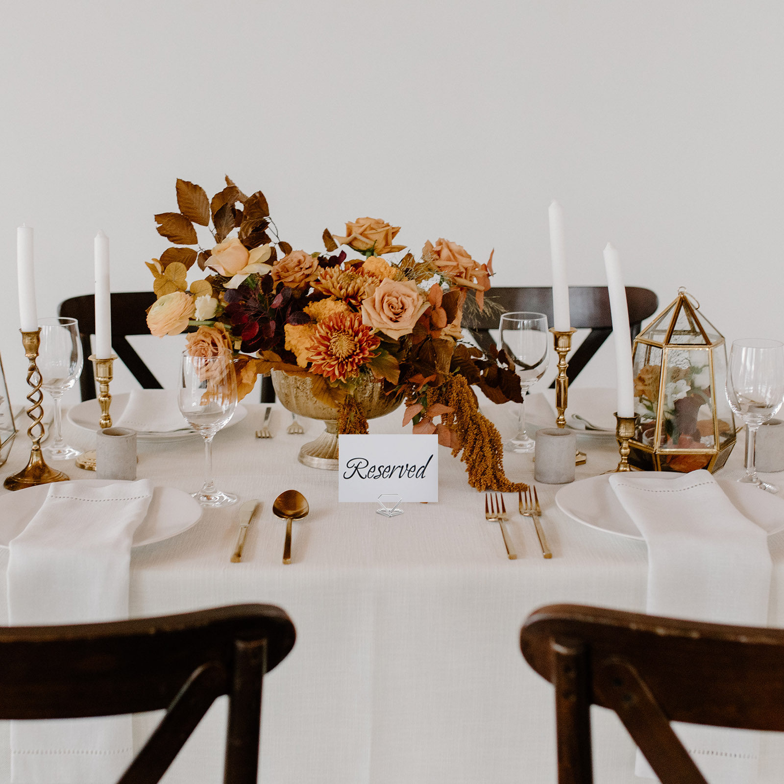 Place Card Holder - Metal Masa Kartı Tutucuları, 10'lu Paket,