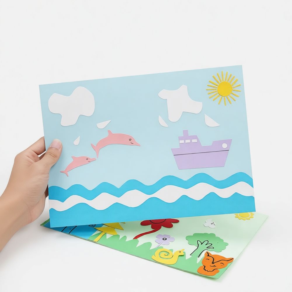 Papercraft Supply Invitation - Kalın, Renkli Karton Kağıt, A4 ve