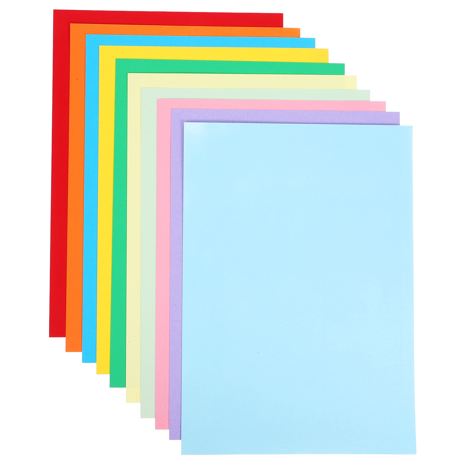 Papercraft Supply Invitation - 50 Yaprak Kalın Renkli Karton Kağıt,