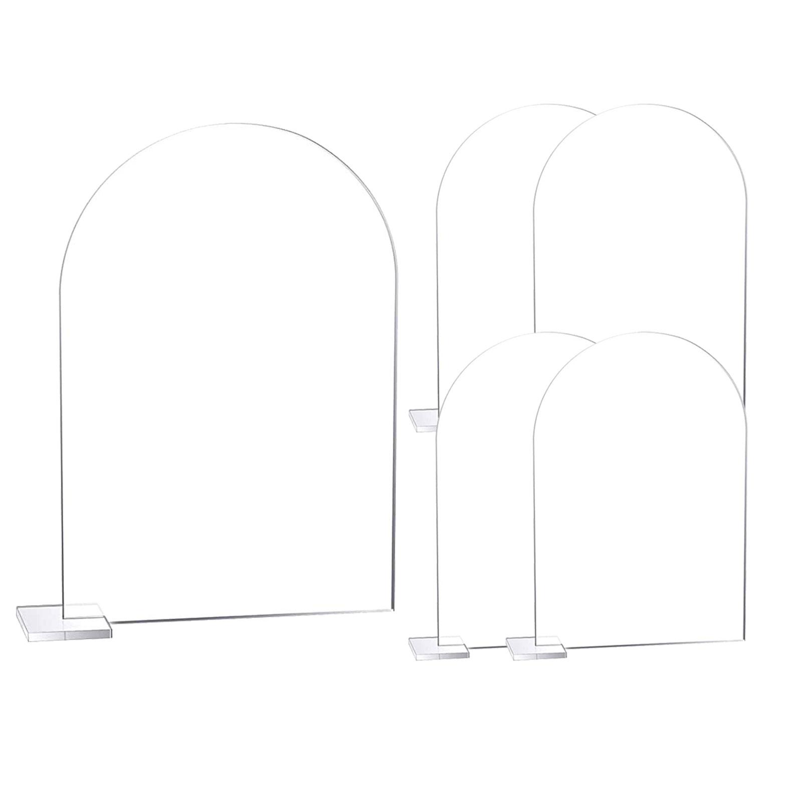 Place Card Holder - Şeffaf Akrilik Masa Kartları, Standlı, Kemerli