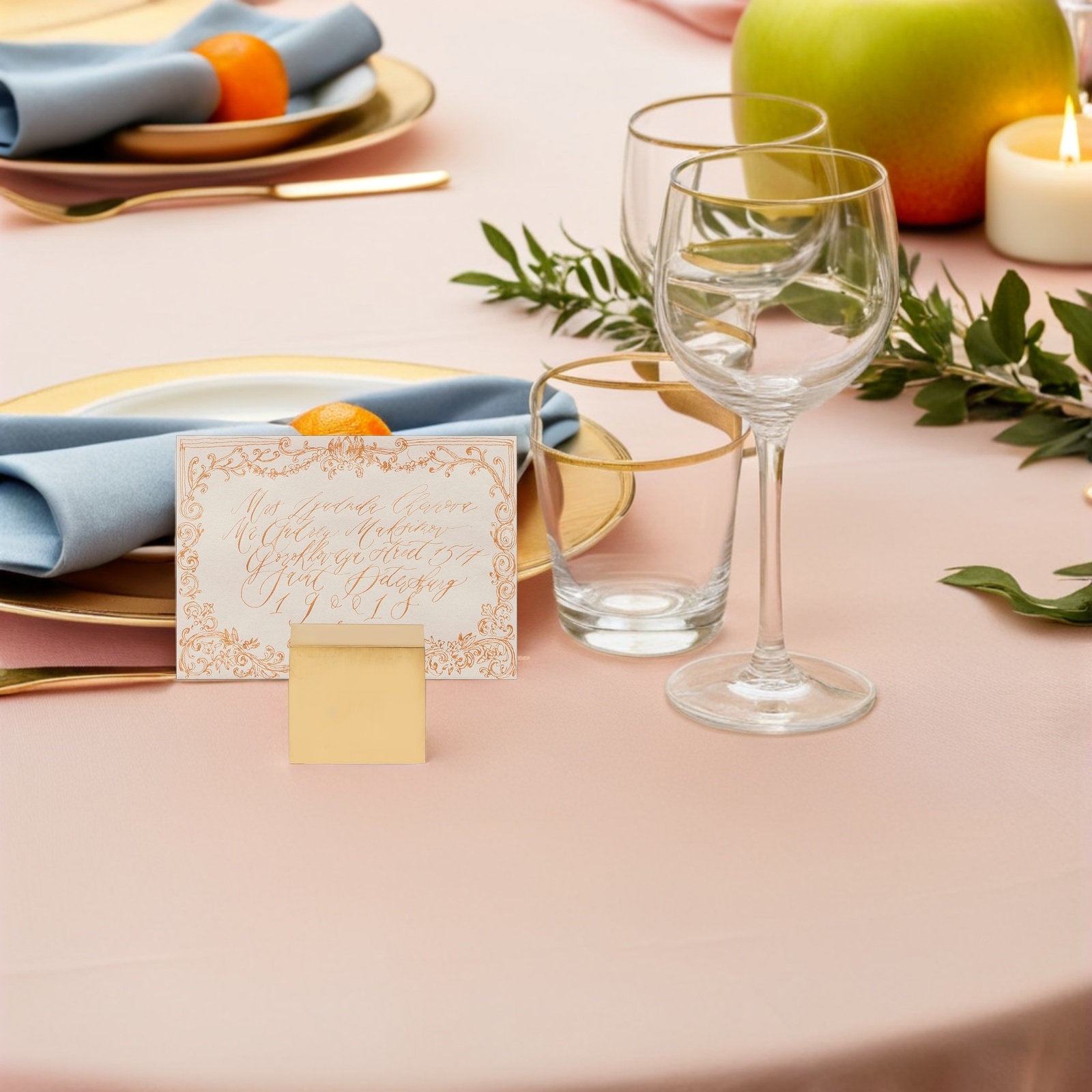 Altın Kaplama Paslanmaz Çelik  - Place Card Holder incelemesi ve fiyatı