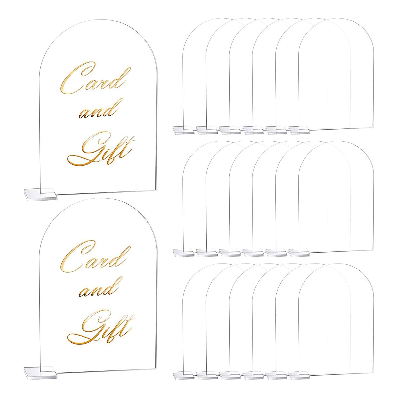 Şeffaf Akrilik Masa Kartları,  - Place Card Holder incelemesi ve fiyatı