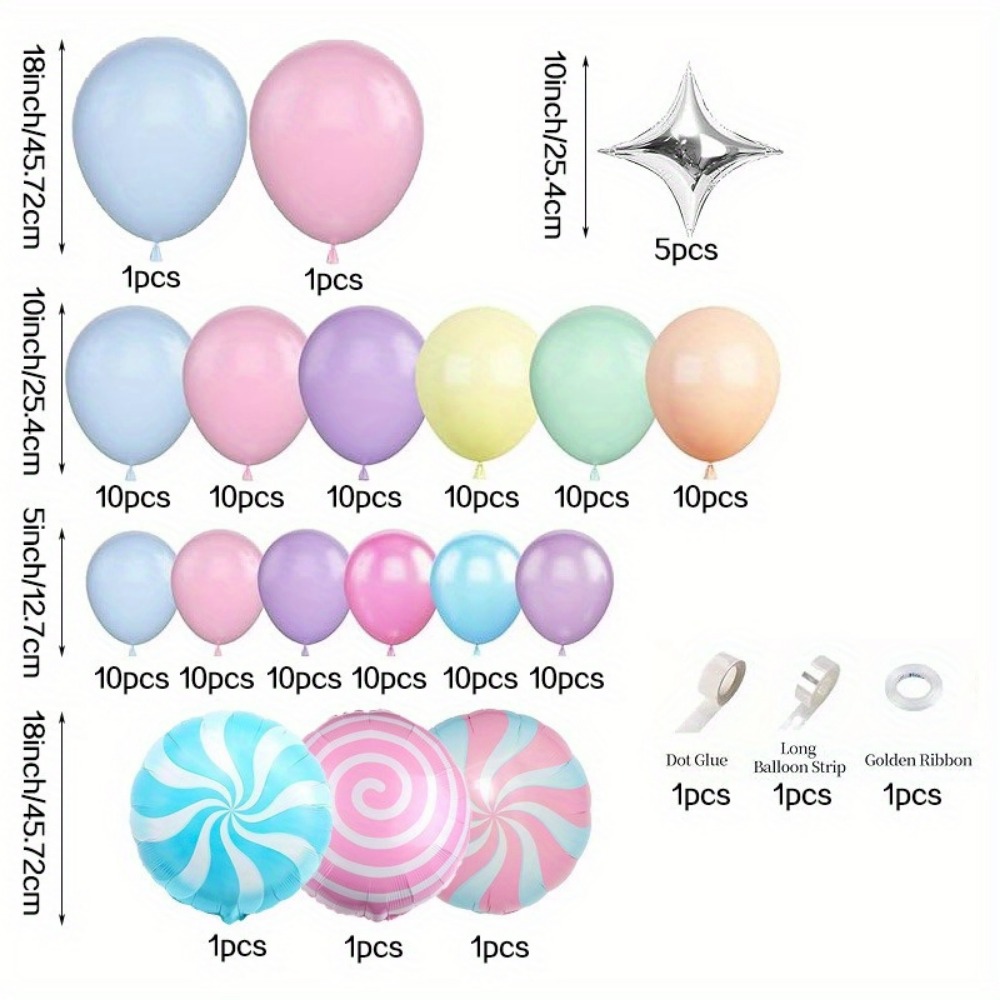 133 adet çörek temalı balon çe - Wedding Day Supply Kit incelemesi ve fiyatı