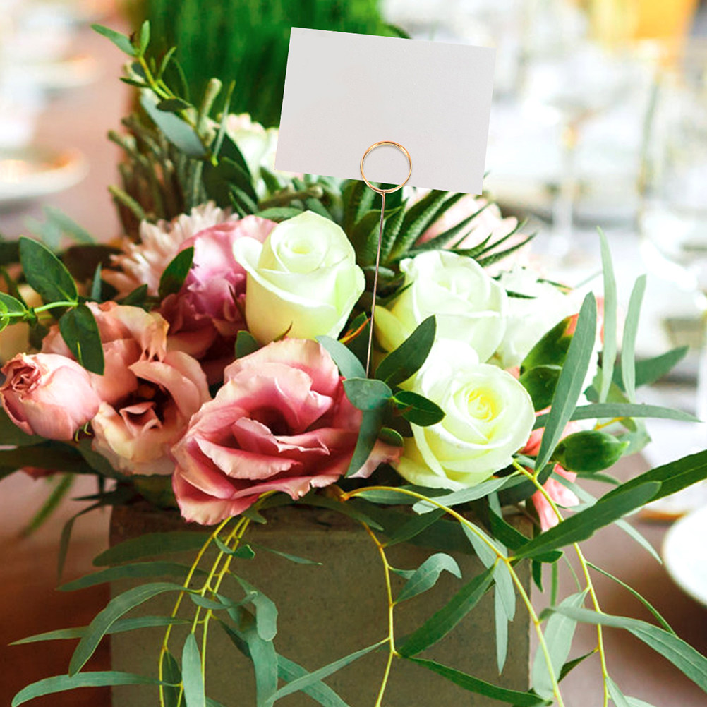 40 Adet Çiçekli Masa Kartı Tut - Place Card Holder incelemesi ve fiyatı