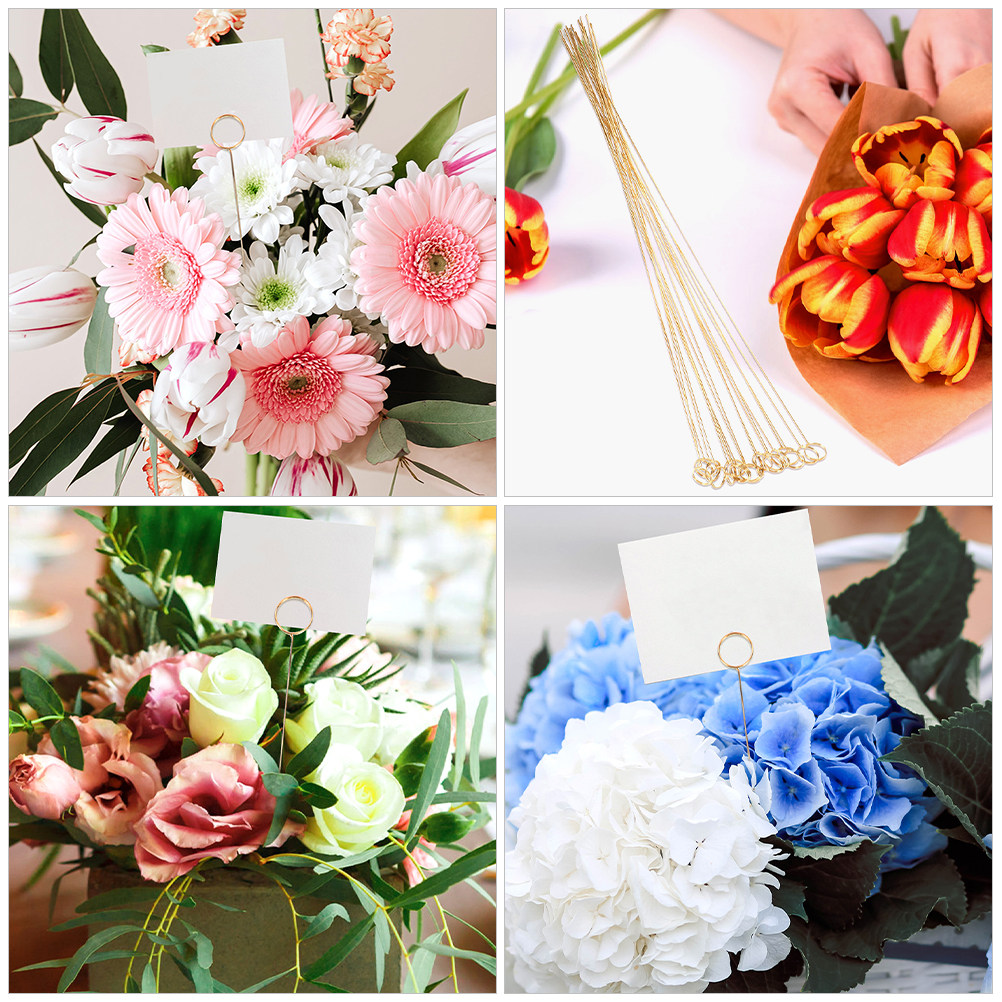 40 Adet Çiçekli Masa Kartı Tut - Place Card Holder incelemesi ve fiyatı