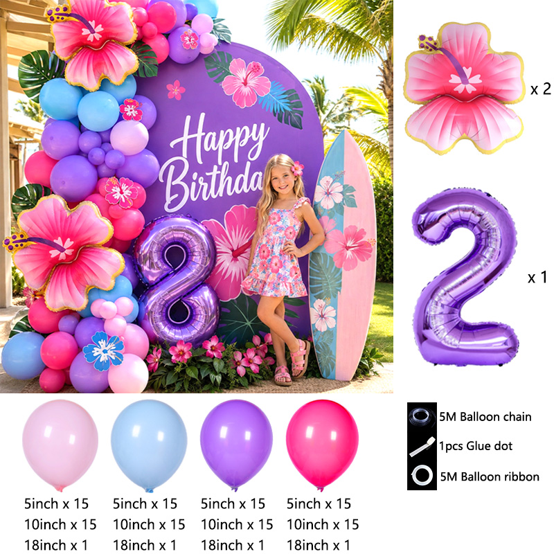 Hawaii Tropikal Balon Kemeri S - Wedding Day Supply Kit incelemesi ve fiyatı