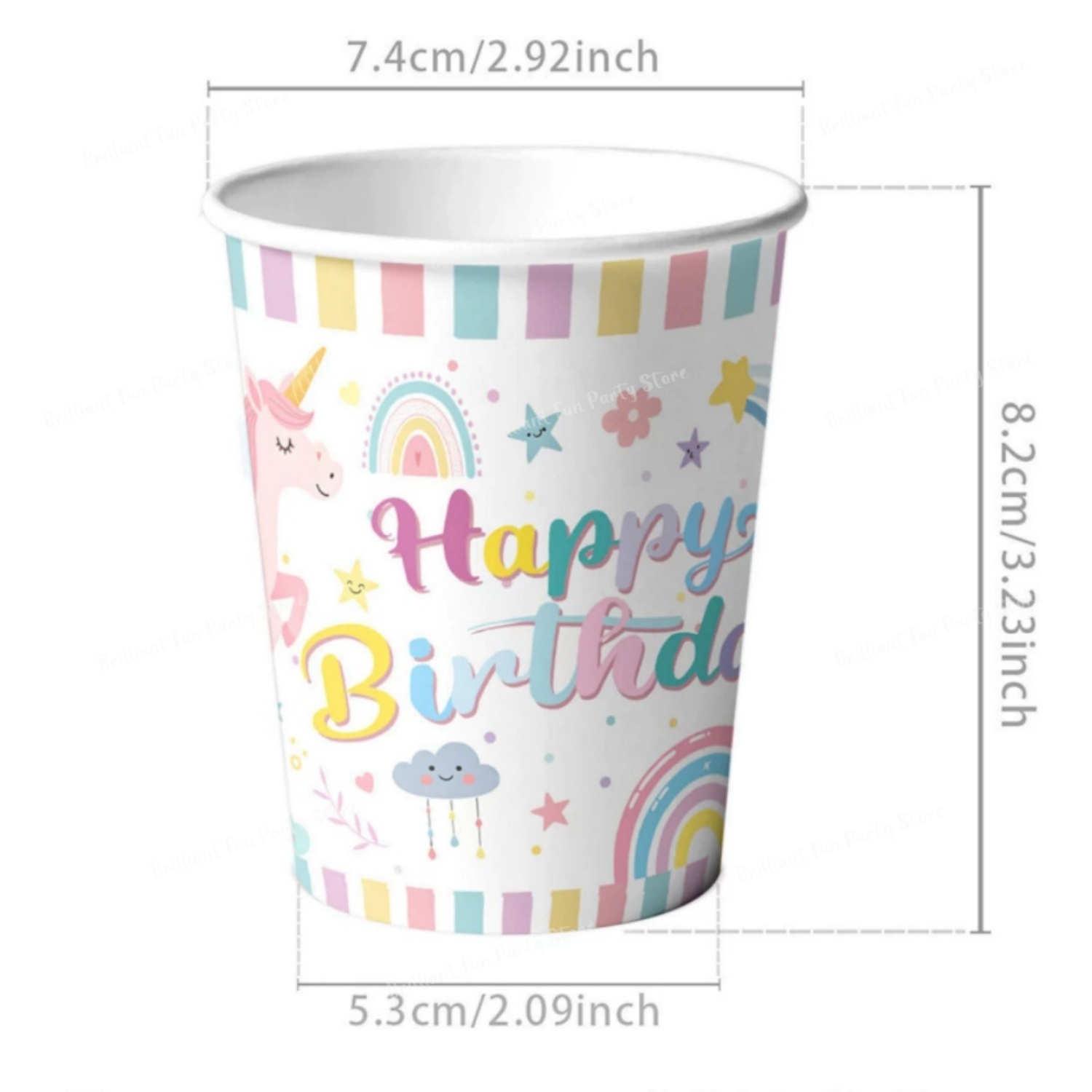 Gökkuşağı Tek Boynuzlu At Tema - Wedding Day Supply Kit incelemesi ve fiyatı