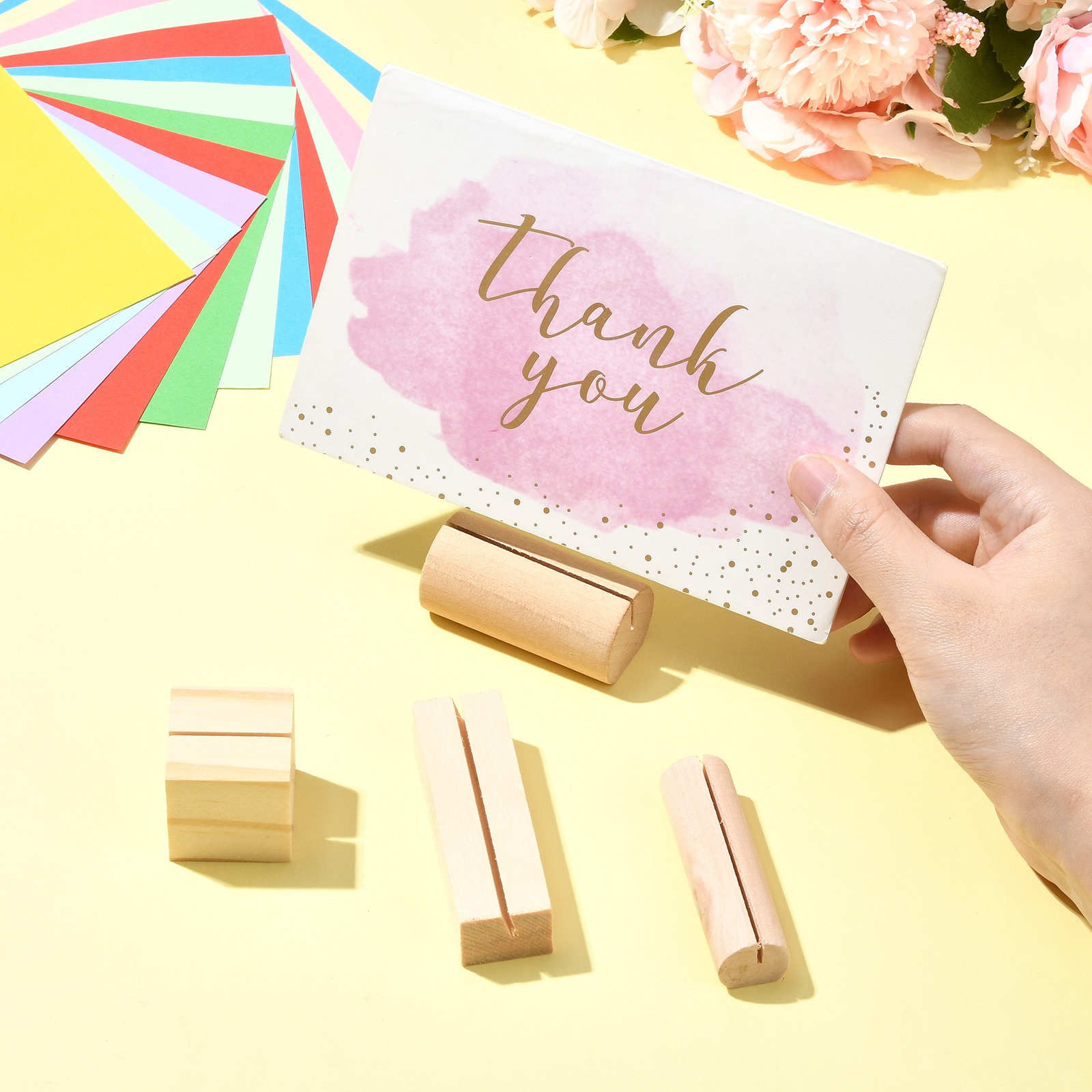 20 Adet 4 Stilleri Ahşap Yer K - Place Card Holder incelemesi ve fiyatı